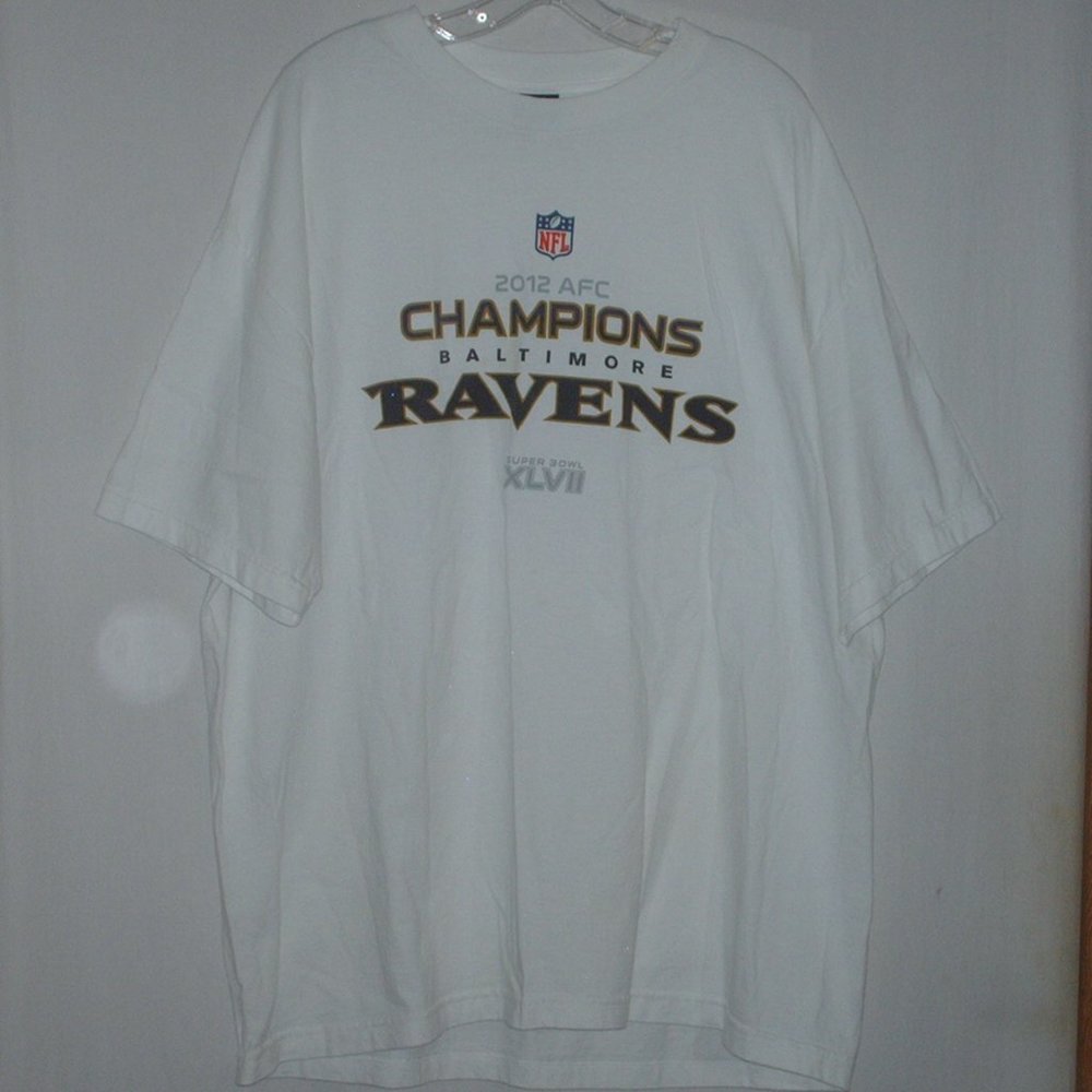 NFL Baltimore Ravens 2012 AFL Champions T-shirt - size 2XL